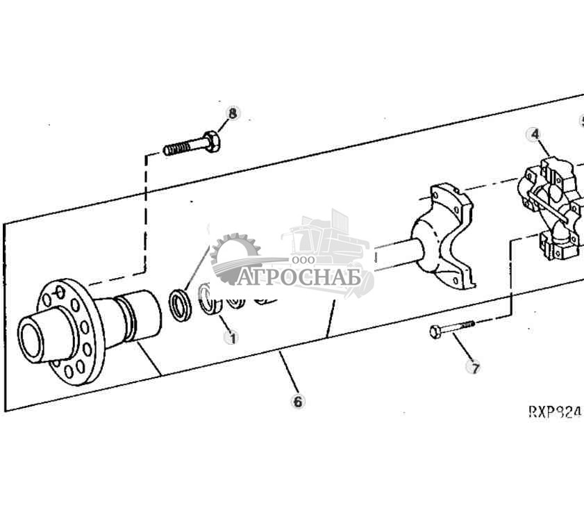 UNIVERSAL JOINT (ENGINE TO TRANSMISSION) 